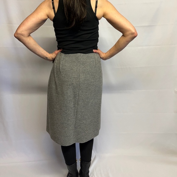 Celine Chunky Wool Skirt - Picture 3 of 9